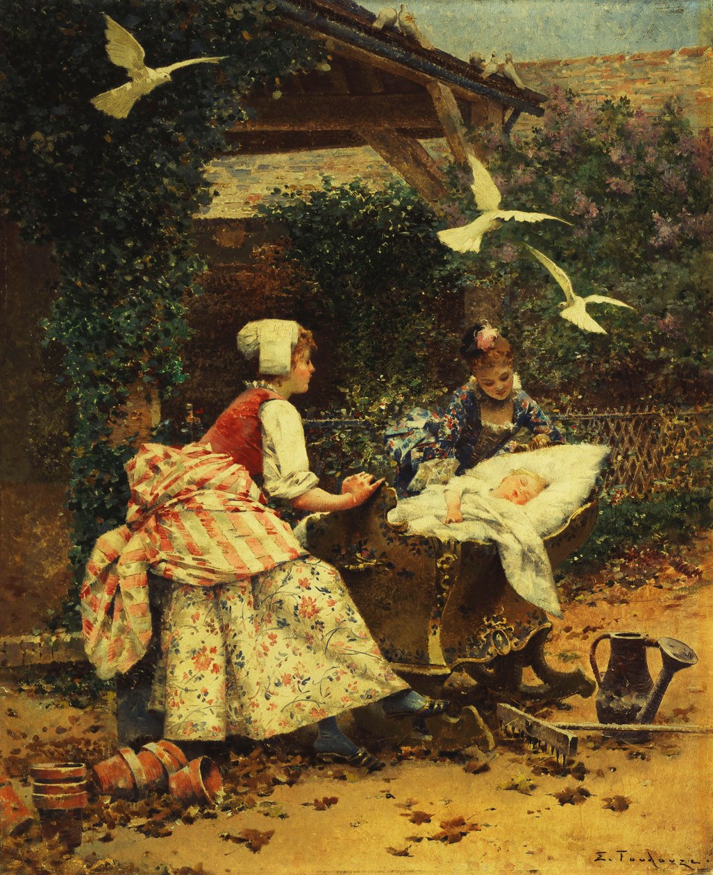 Békés Alvás, alkotó: Edouard Toudouze