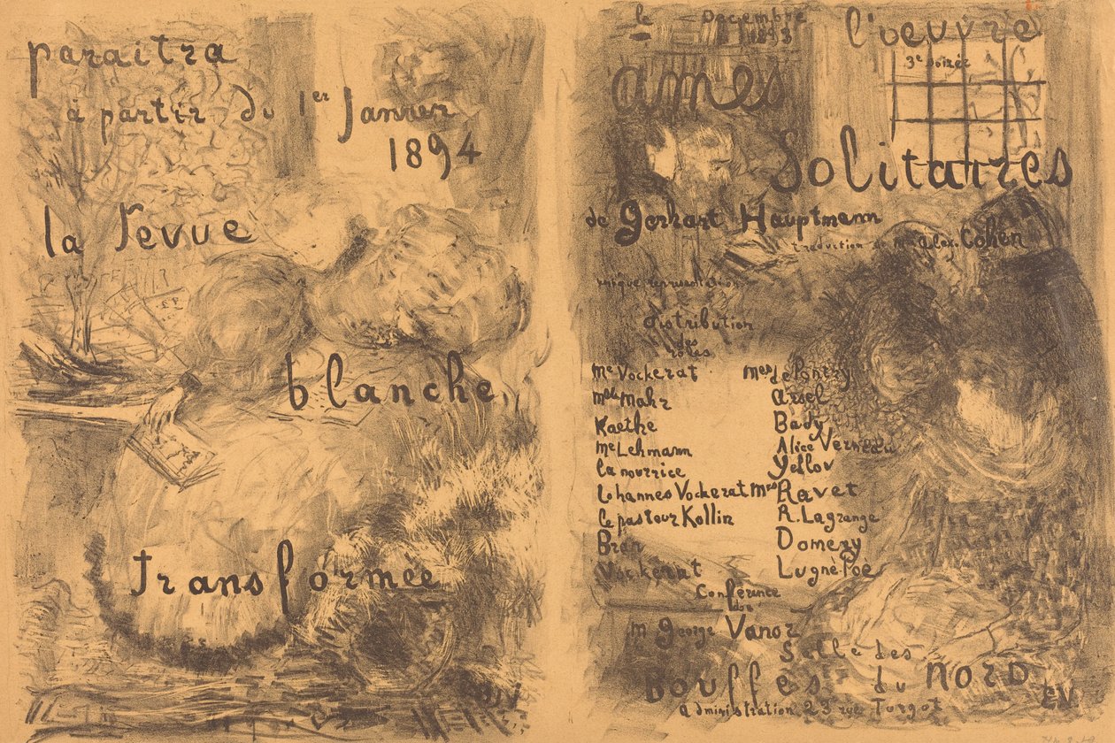 magányos lelkek alkotó: Edouard Vuillard