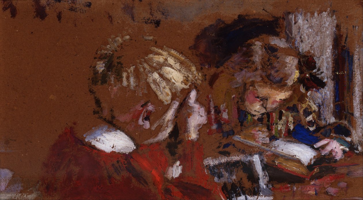 Gyermekek Olvasás alkotó: Edouard Vuillard