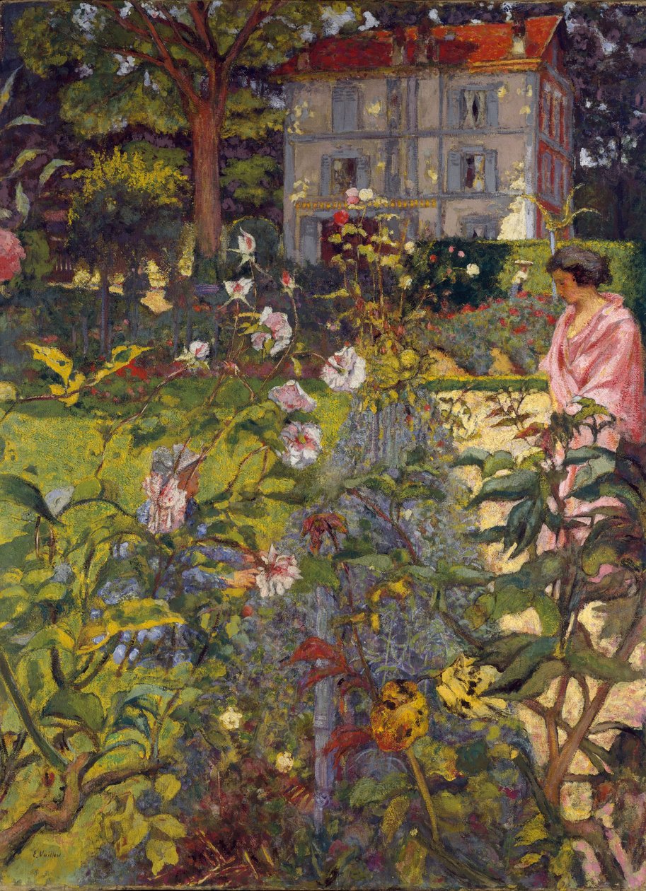 Vaucressoni kert, 1920 (reprém a vásznon) alkotó: Edouard Vuillard