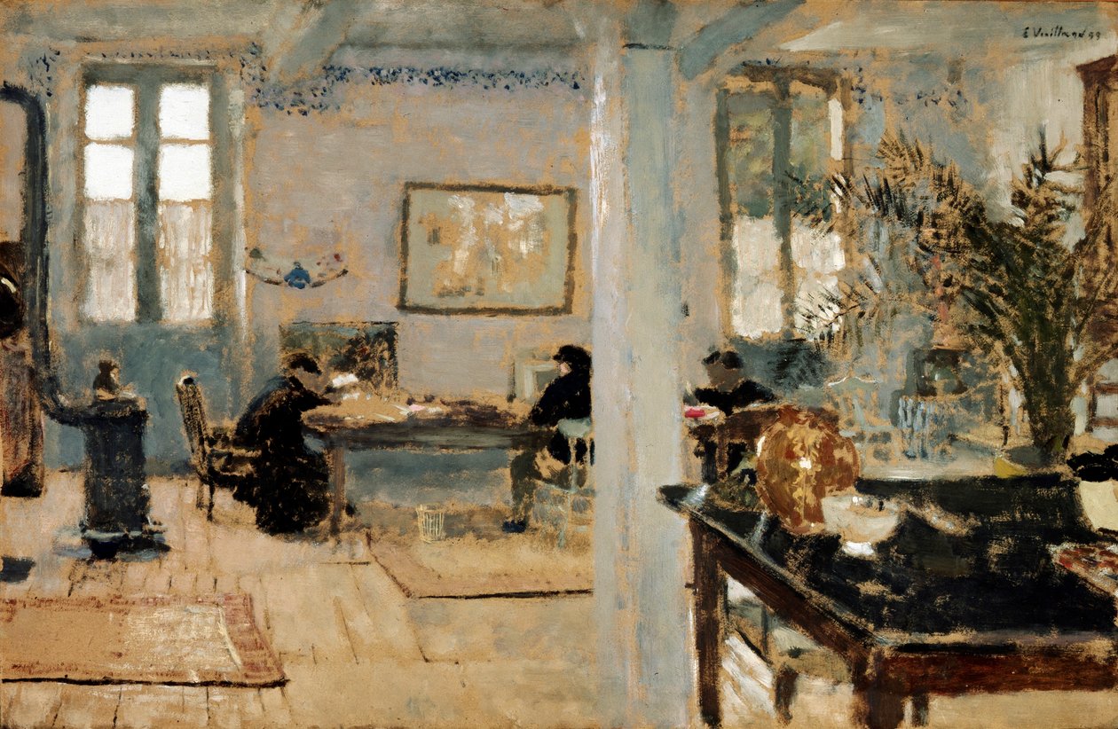 Egy szobában, 1899. alkotó: Edouard Vuillard