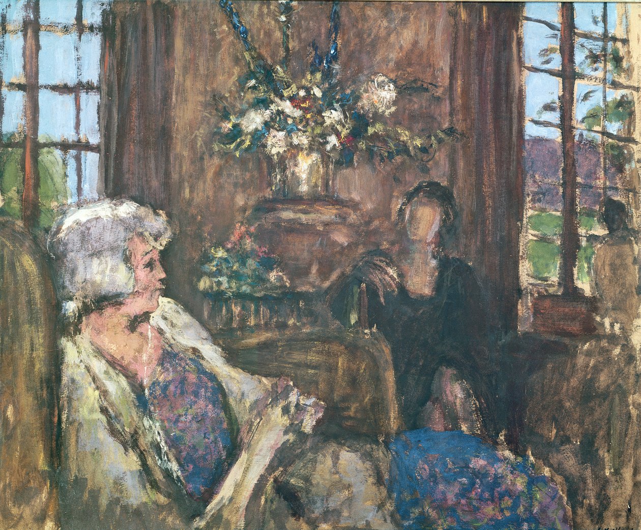 Belső (gouache) alkotó: Edouard Vuillard