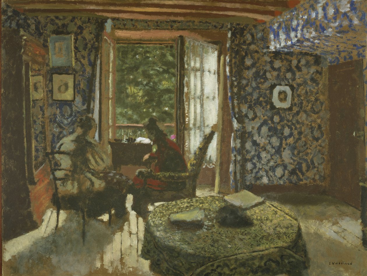 Belső, 1900-1901 körül (olaj, karton) alkotó: Edouard Vuillard