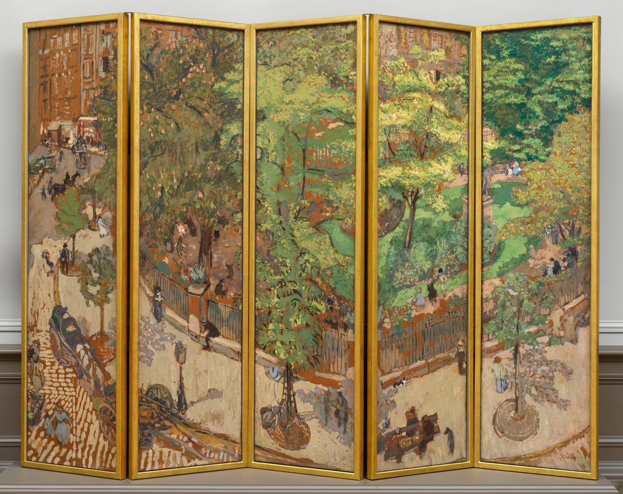 Ventimiglia tér, 1911. alkotó: Edouard Vuillard
