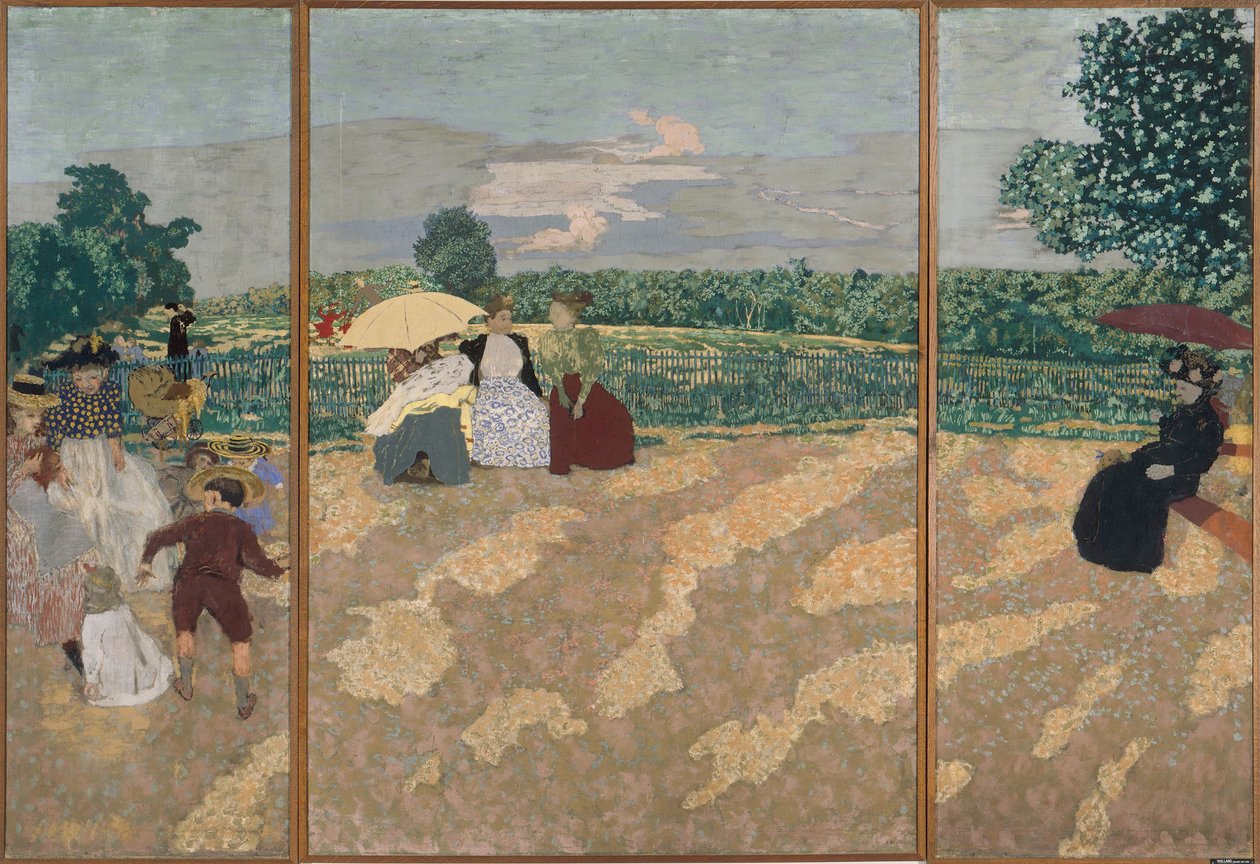 Public Gardens, 1894 alkotó: Edouard Vuillard