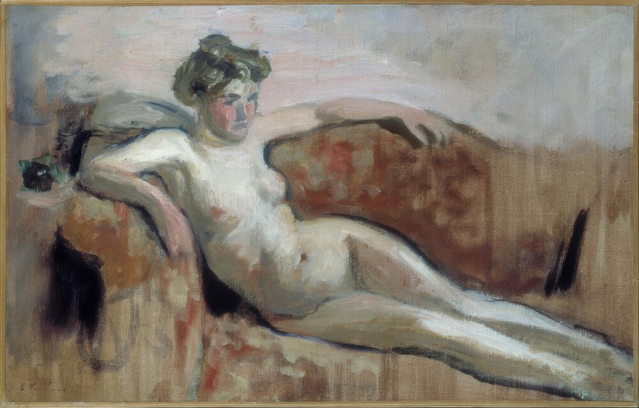 Fekvő akt alkotó: Edouard Vuillard