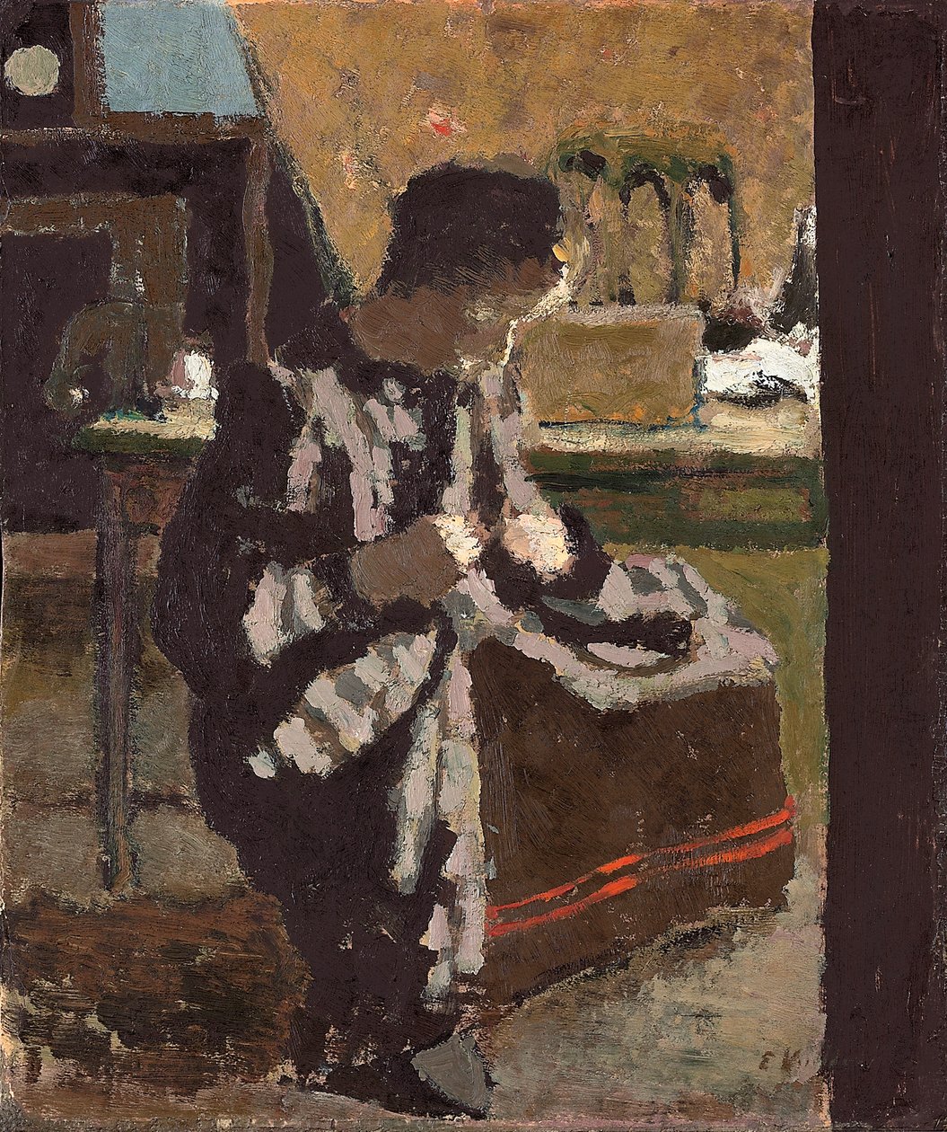 Varrás; La couture, 1893 körül alkotó: Edouard Vuillard