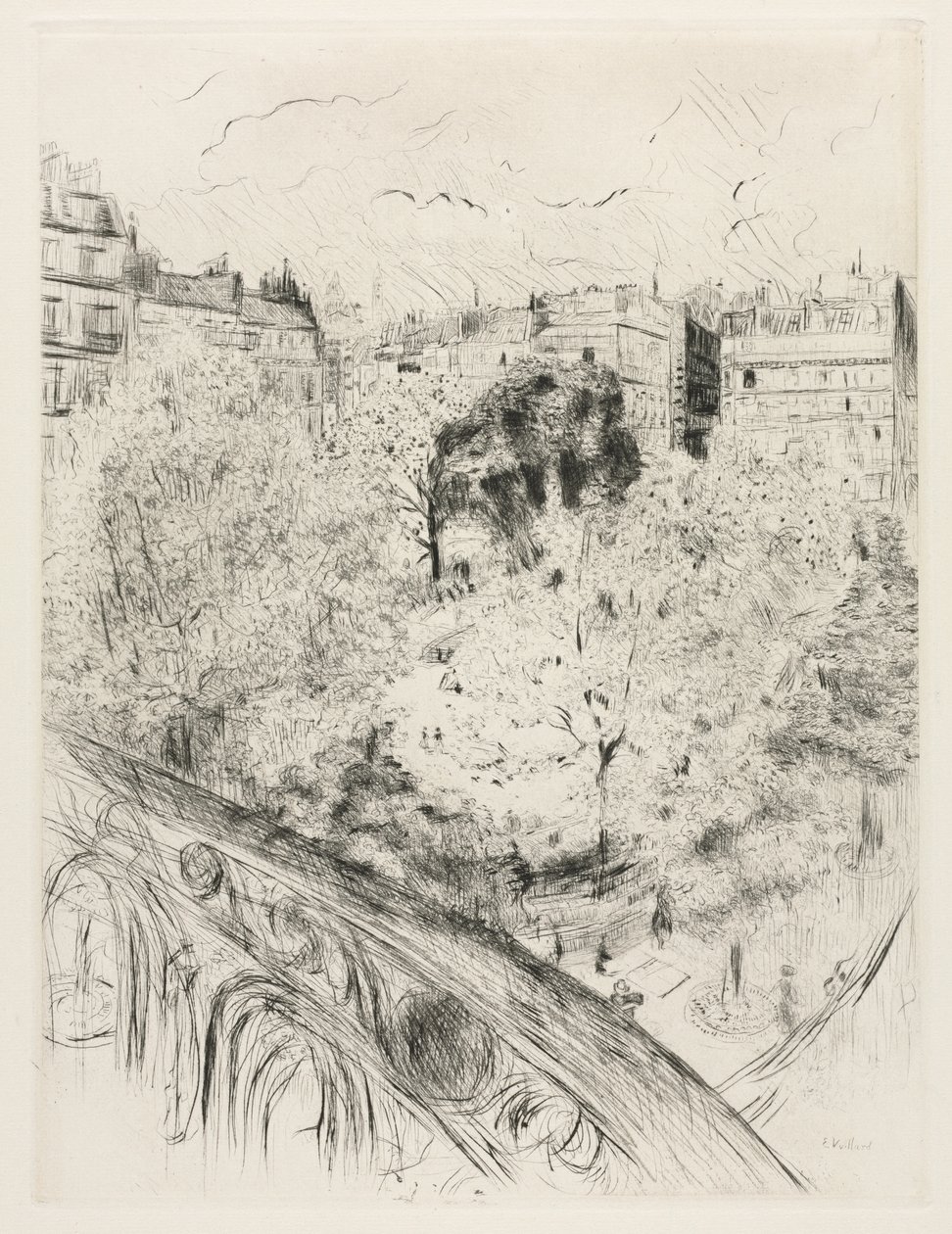 Square Ventimiglia alkotó: Edouard Vuillard