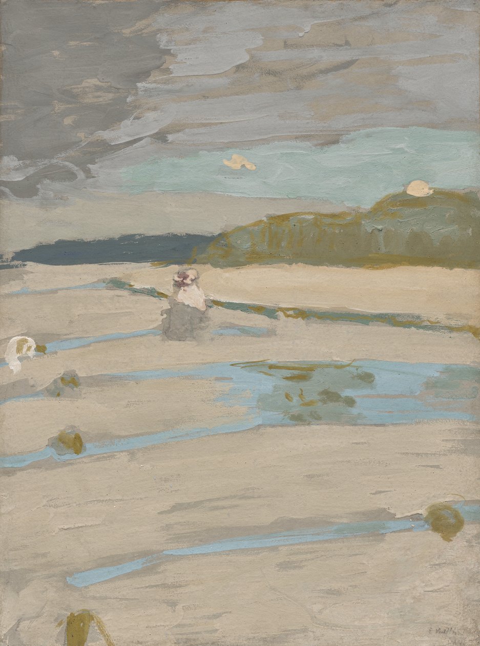 A Saint-Jacut-i strand alkotó: Edouard Vuillard