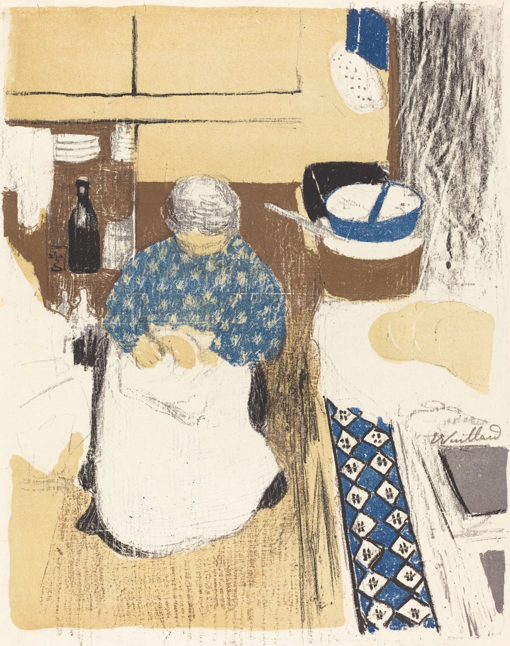 A szakács, 1899. alkotó: Edouard Vuillard
