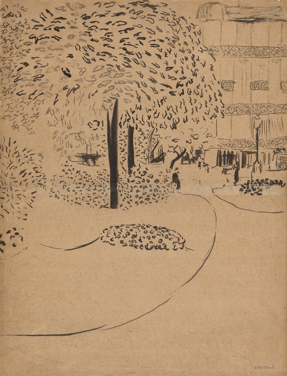 A tér, 1910. alkotó: Edouard Vuillard