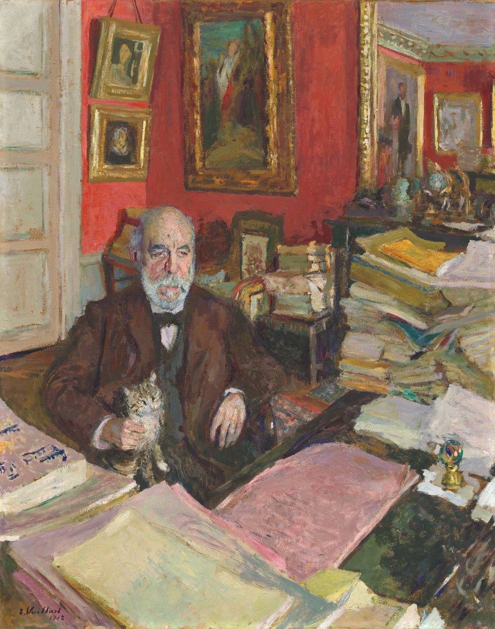 Theodore Duret, 1912. alkotó: Edouard Vuillard