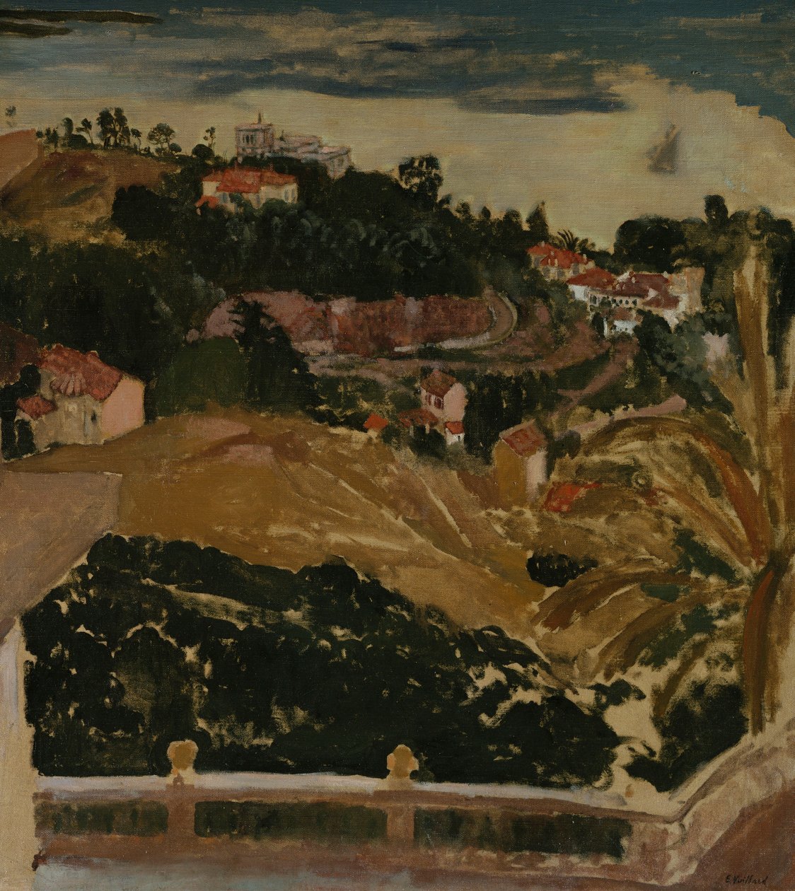 Cannes látképe, 1901 körül alkotó: Edouard Vuillard