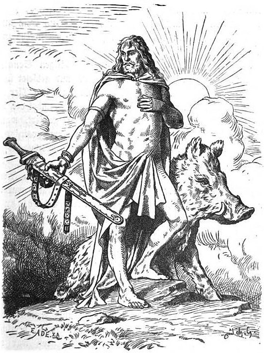 Freyr alkotó: Eduard Ade