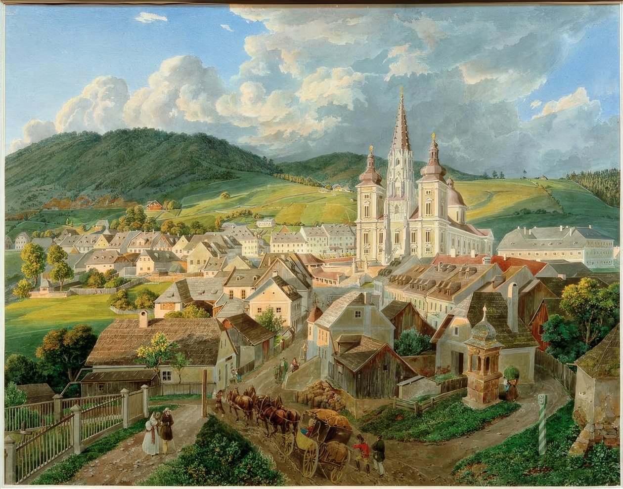 Mariazell (Stájerország, Ausztria). alkotó: Eduard Gurk