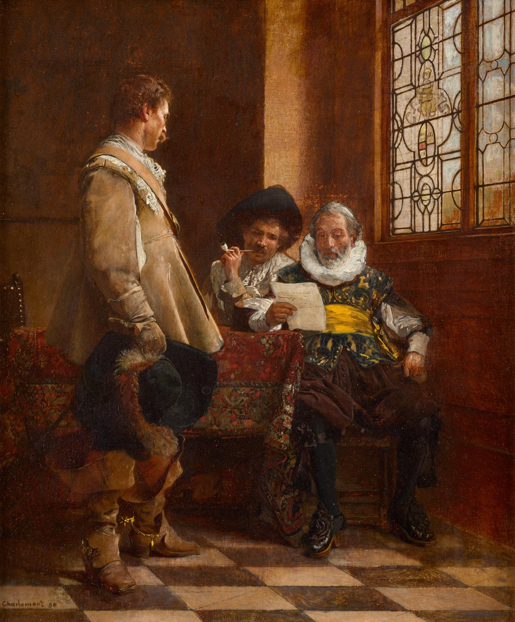 Egy levél alkotó: Eduard Charlemont