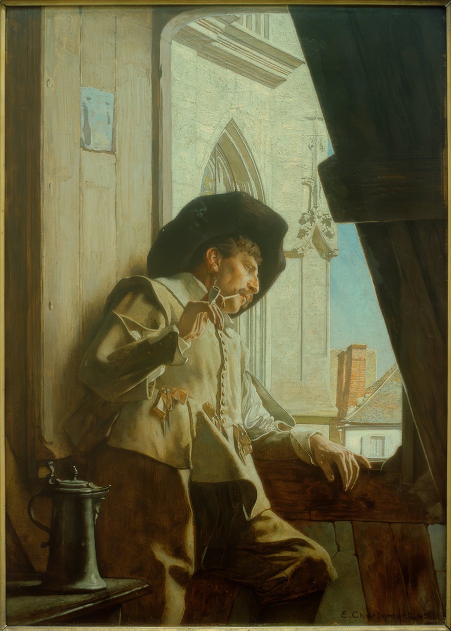 A padláson alkotó: Eduard Charlemont