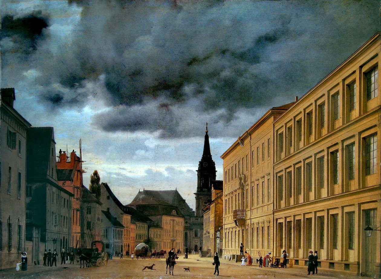Német: Klosterstraße Klosterstraße alkotó: Eduard Gaertner