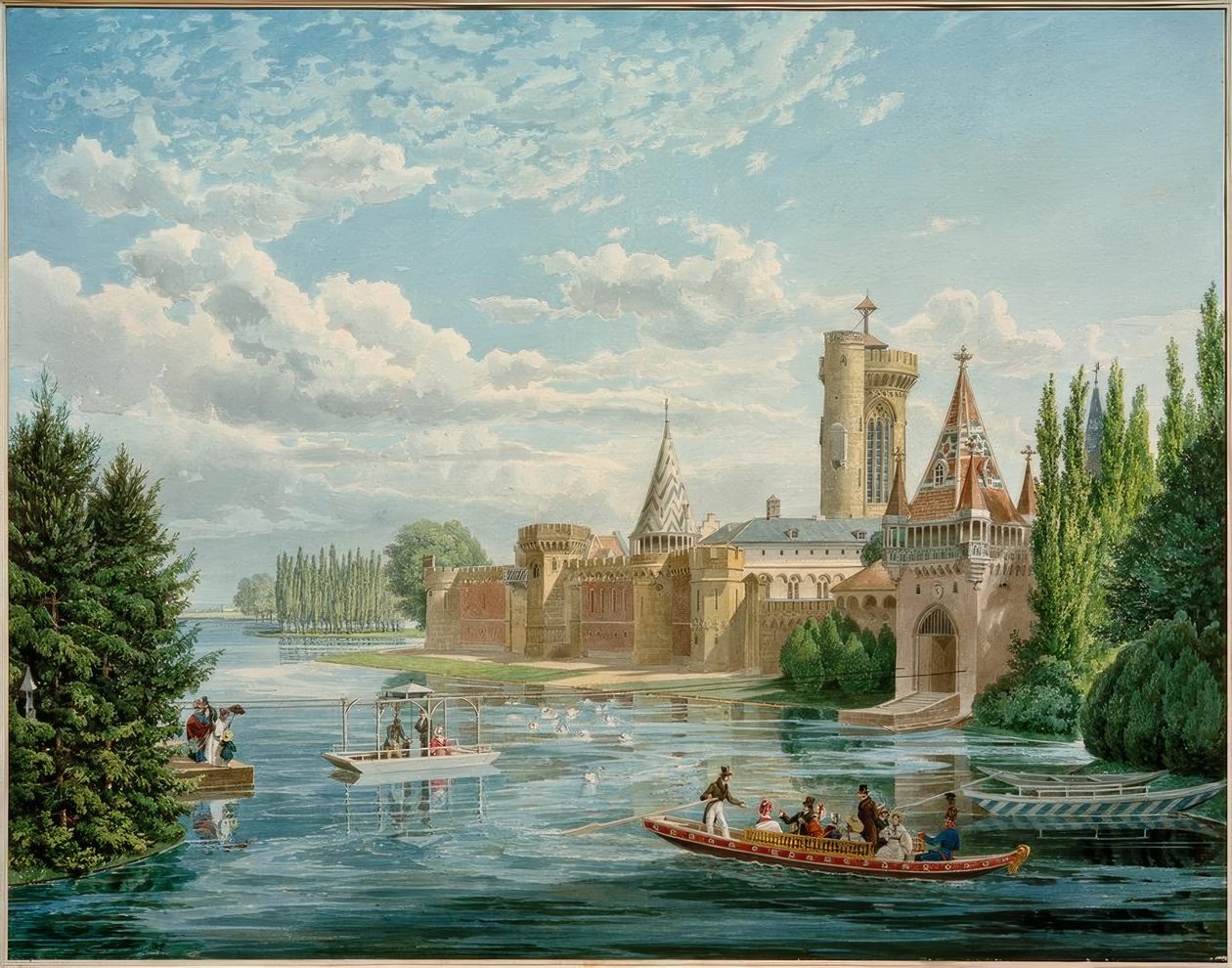 Franzensburg (1801-1836 között épült I. Ferenc császár alatt alkotó: Eduard Gurk