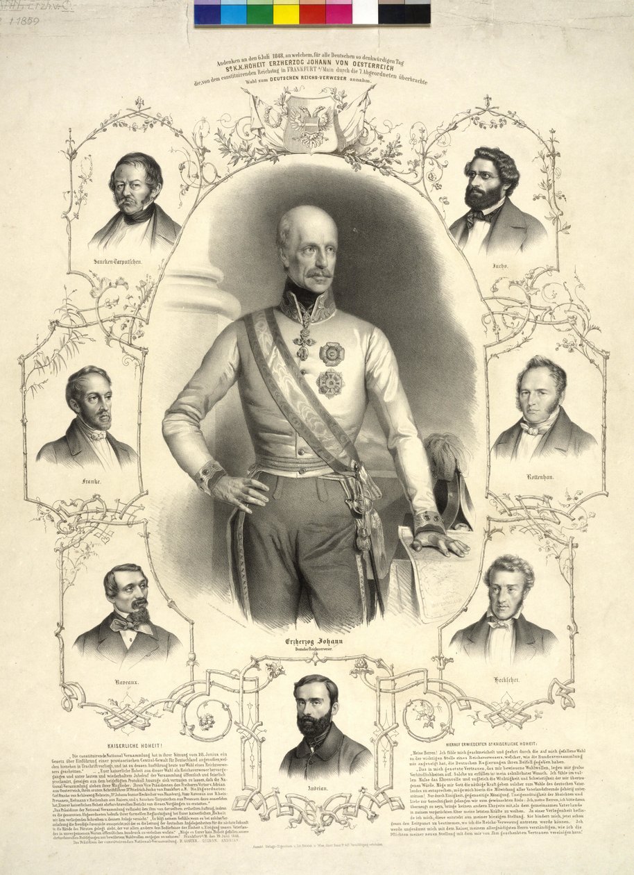 Johann osztrák főherceg alkotó: Eduard Kaiser