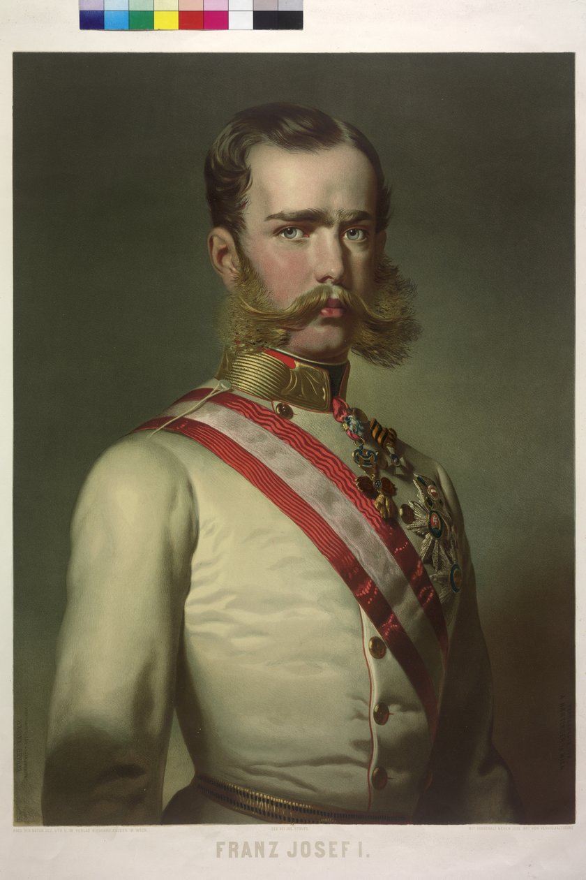 I. Ferenc József osztrák császár alkotó: Eduard Kaiser
