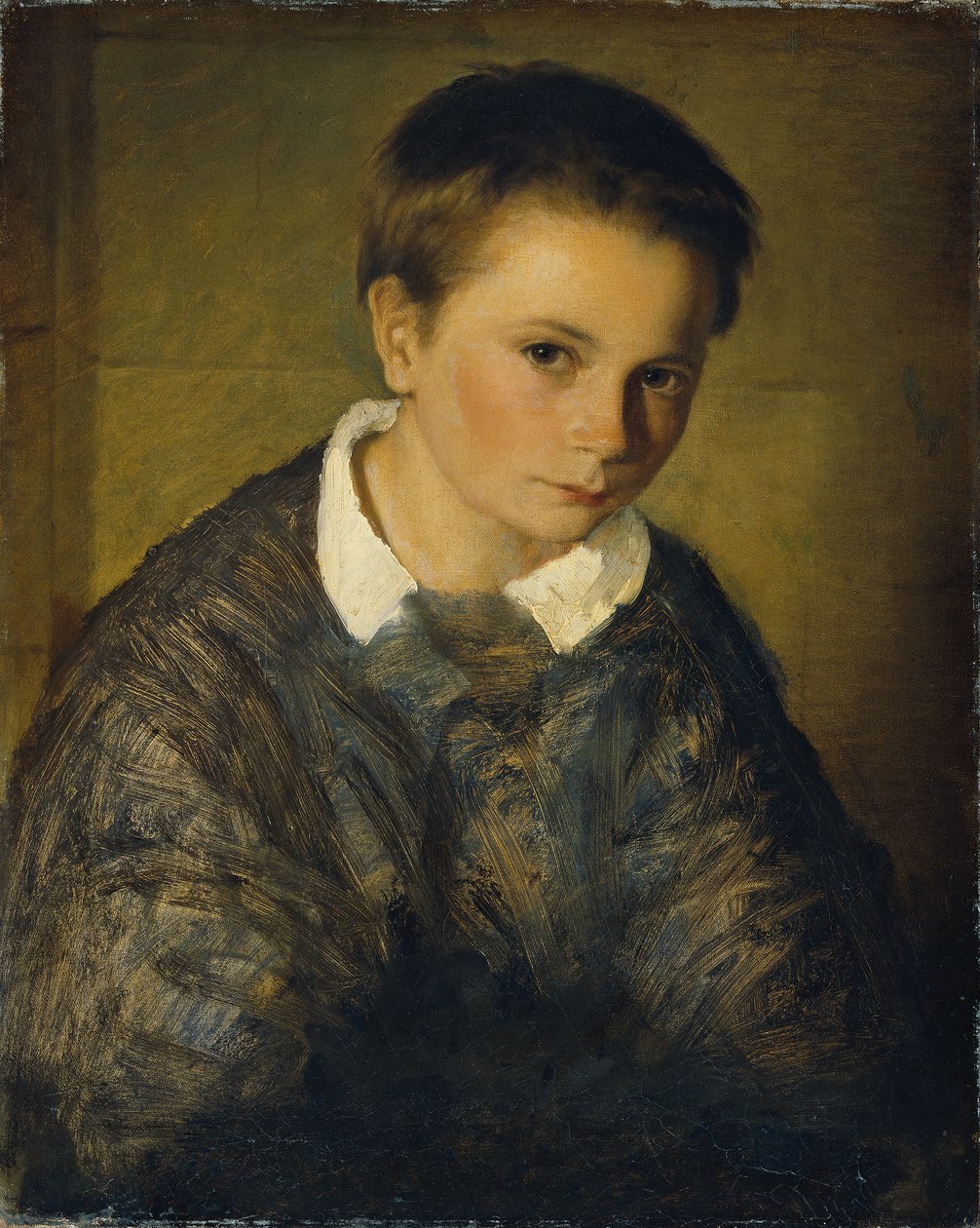 fiú portré alkotó: Eduard Kurzbauer
