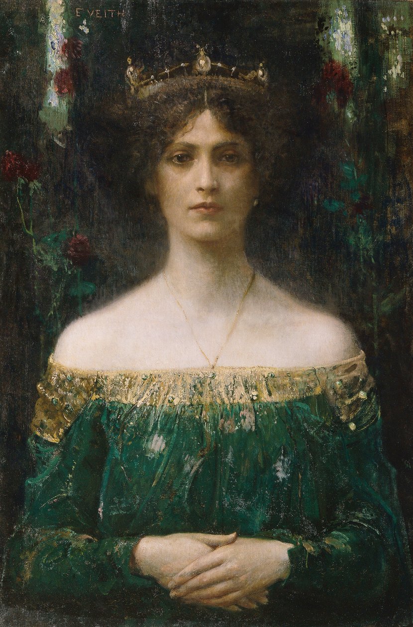 A király lánya, 1902 előtt. alkotó: Eduard Veith