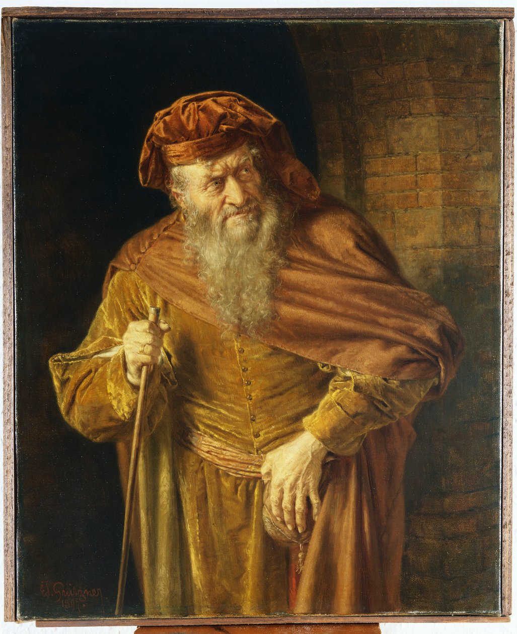 Shylock, 1897 alkotó: Eduard von Grutzner