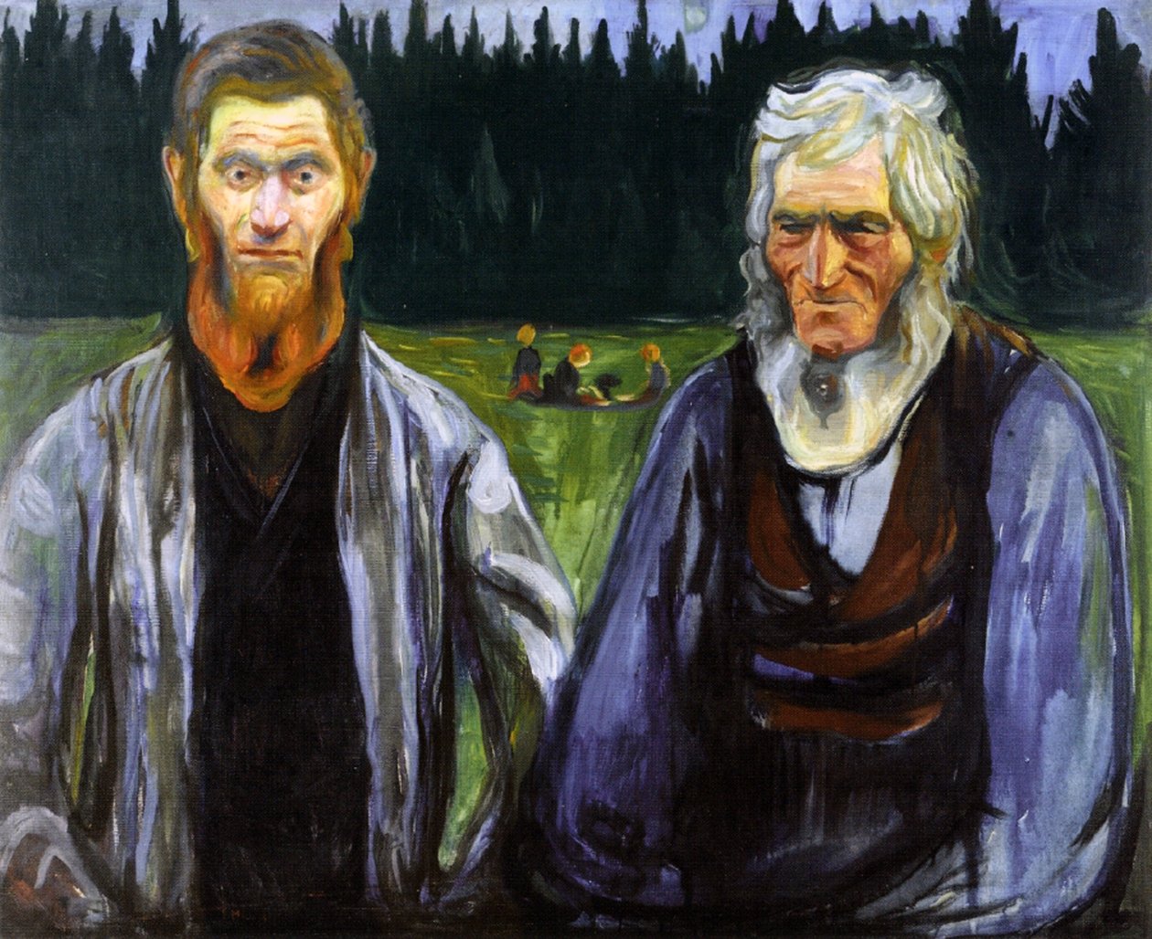 Apa és Fiú, 1904 körül alkotó: Edvard Munch