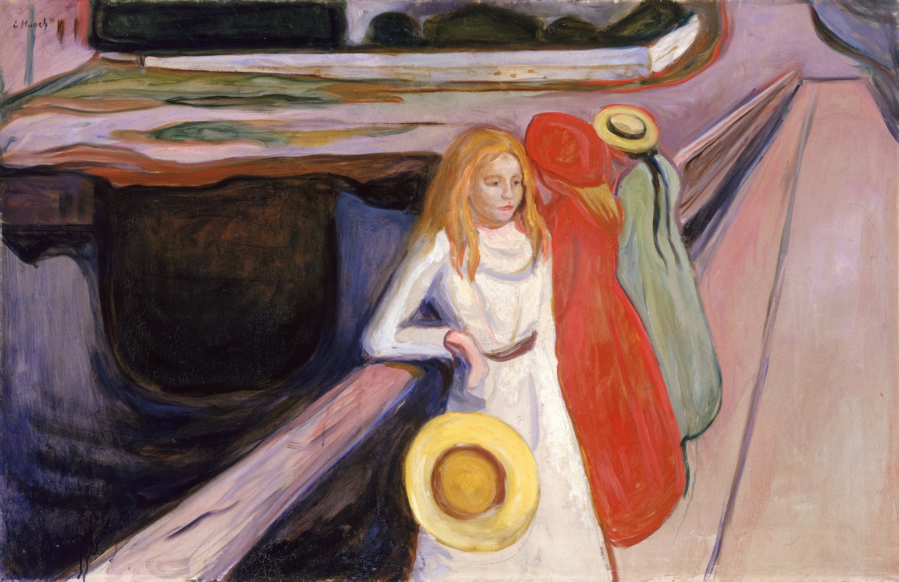 Lányok a hídon alkotó: Edvard Munch