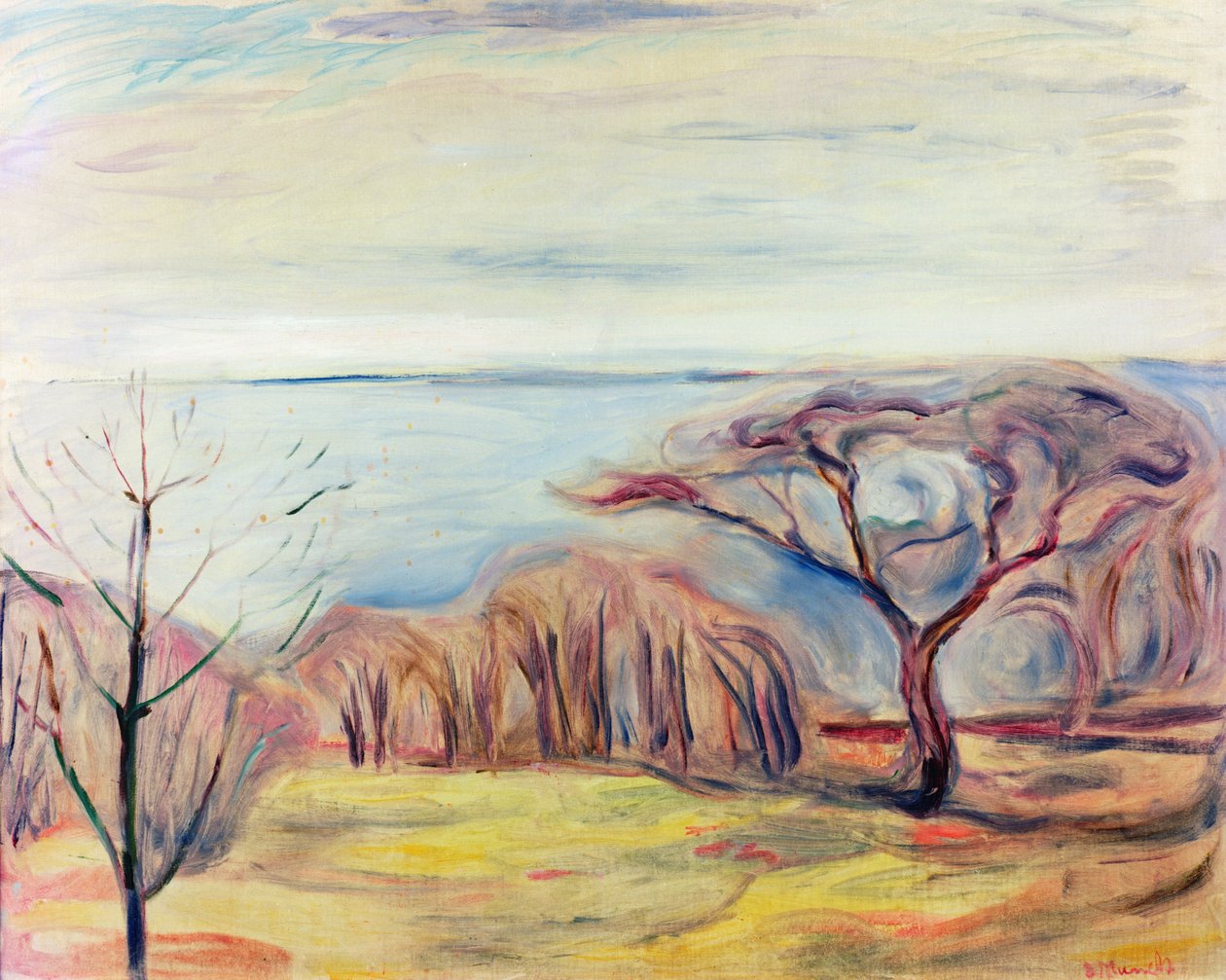 Táj, 1905 alkotó: Edvard Munch