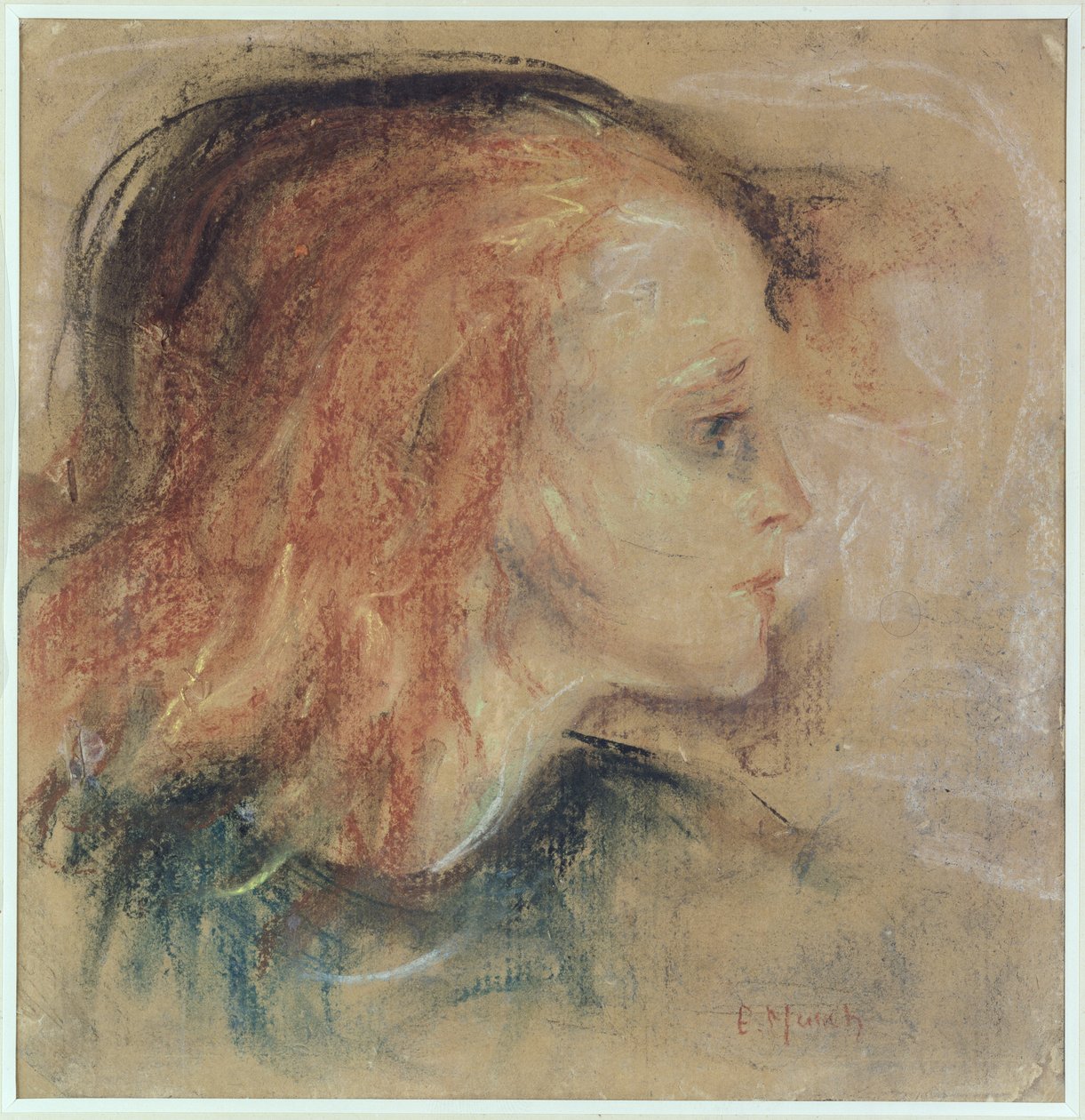 A beteg gyermek, 1885 (pasztell, papír) alkotó: Edvard Munch