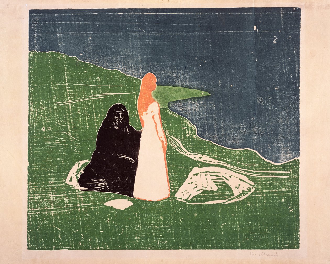 Két nő a parton, 1898 alkotó: Edvard Munch