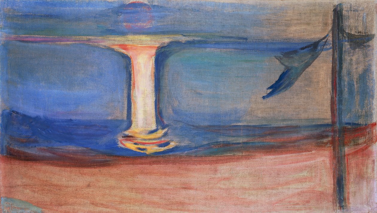 Aasgaardstrand, Aasgaardstrand strand alkotó: Edvard Munch