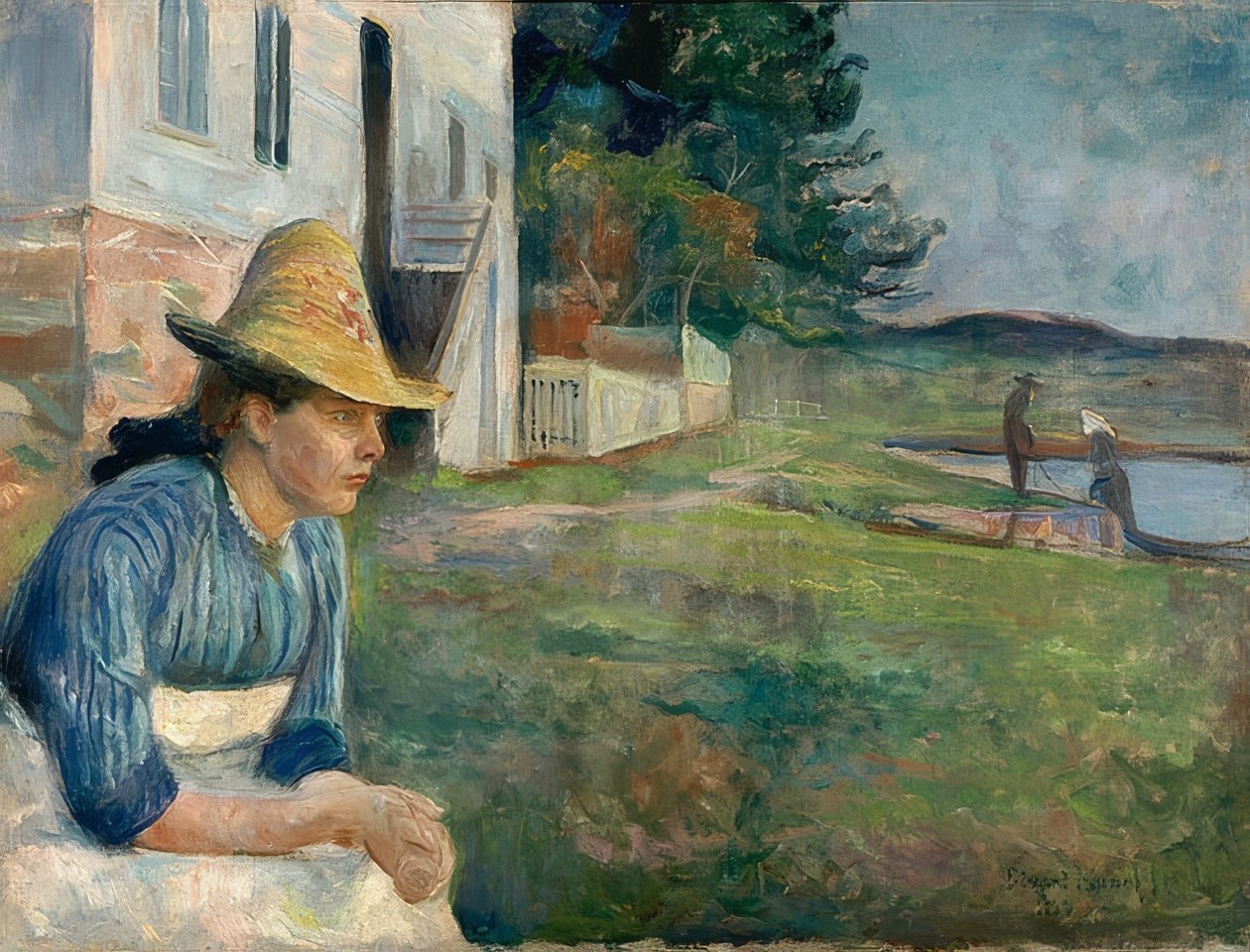 Este. 1888 alkotó: Edvard Munch