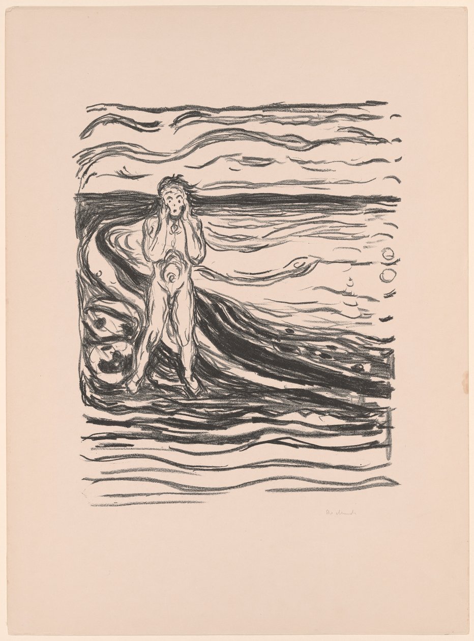 Alpha kétségbeesése alkotó: Edvard Munch