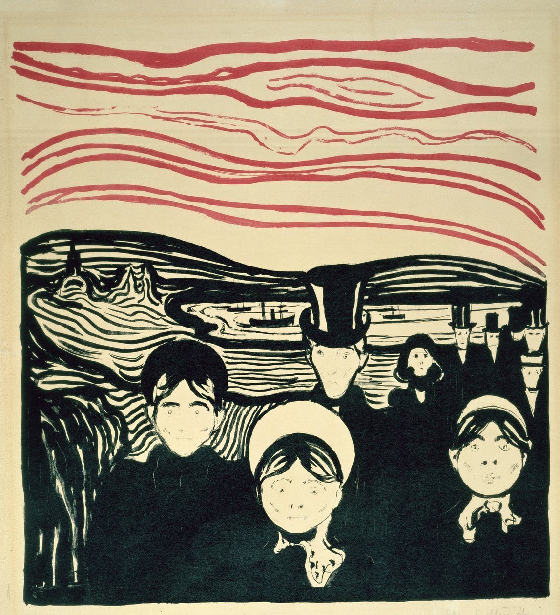 „szorongás” – Szorongás alkotó: Edvard Munch