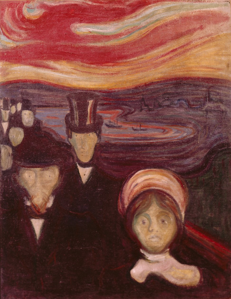 Szorongás alkotó: Edvard Munch