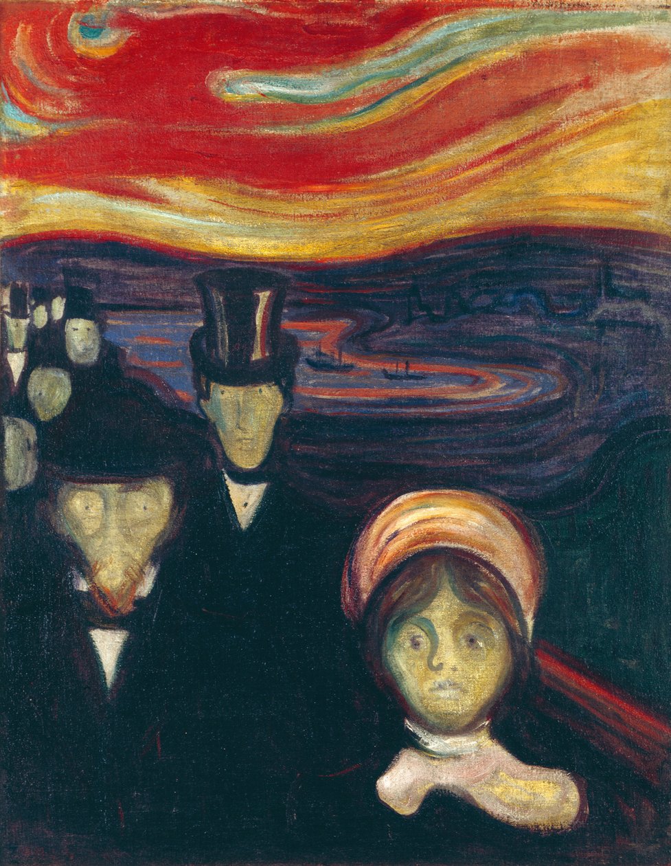 Szorongás alkotó: Edvard Munch