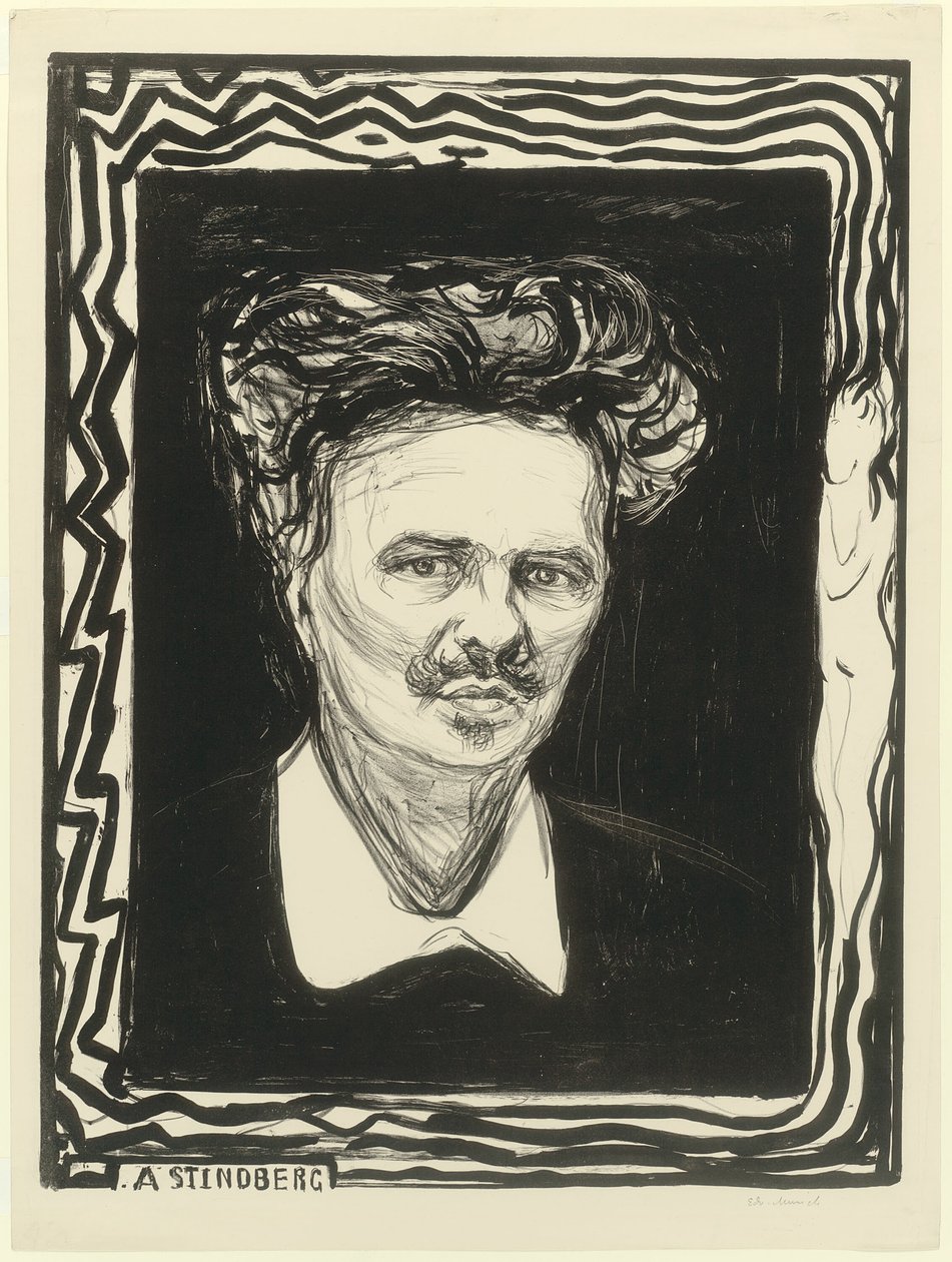 August Strindberg alkotó: Edvard Munch