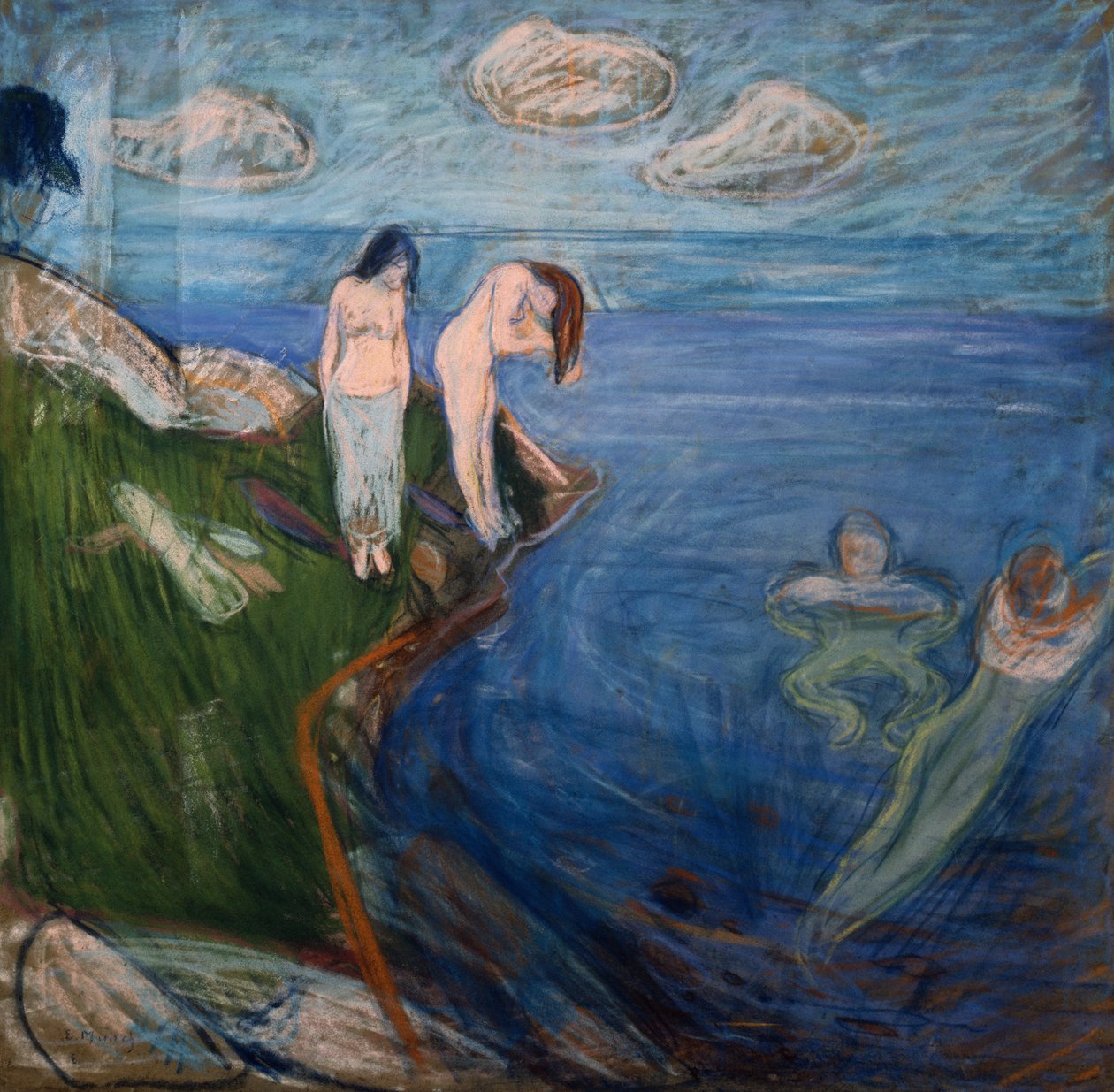 Fürdő nők alkotó: Edvard Munch
