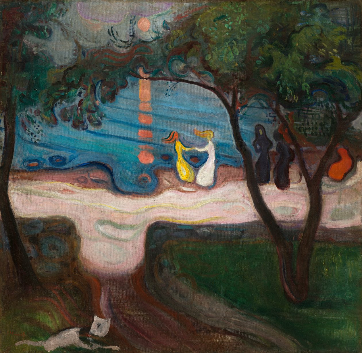 Tánc a parton, 1900 alkotó: Edvard Munch