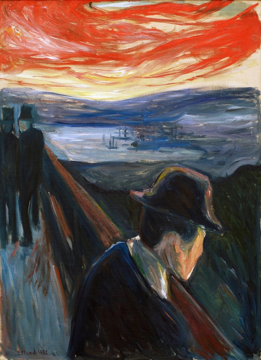 Kétségbeesés alkotó: Edvard Munch