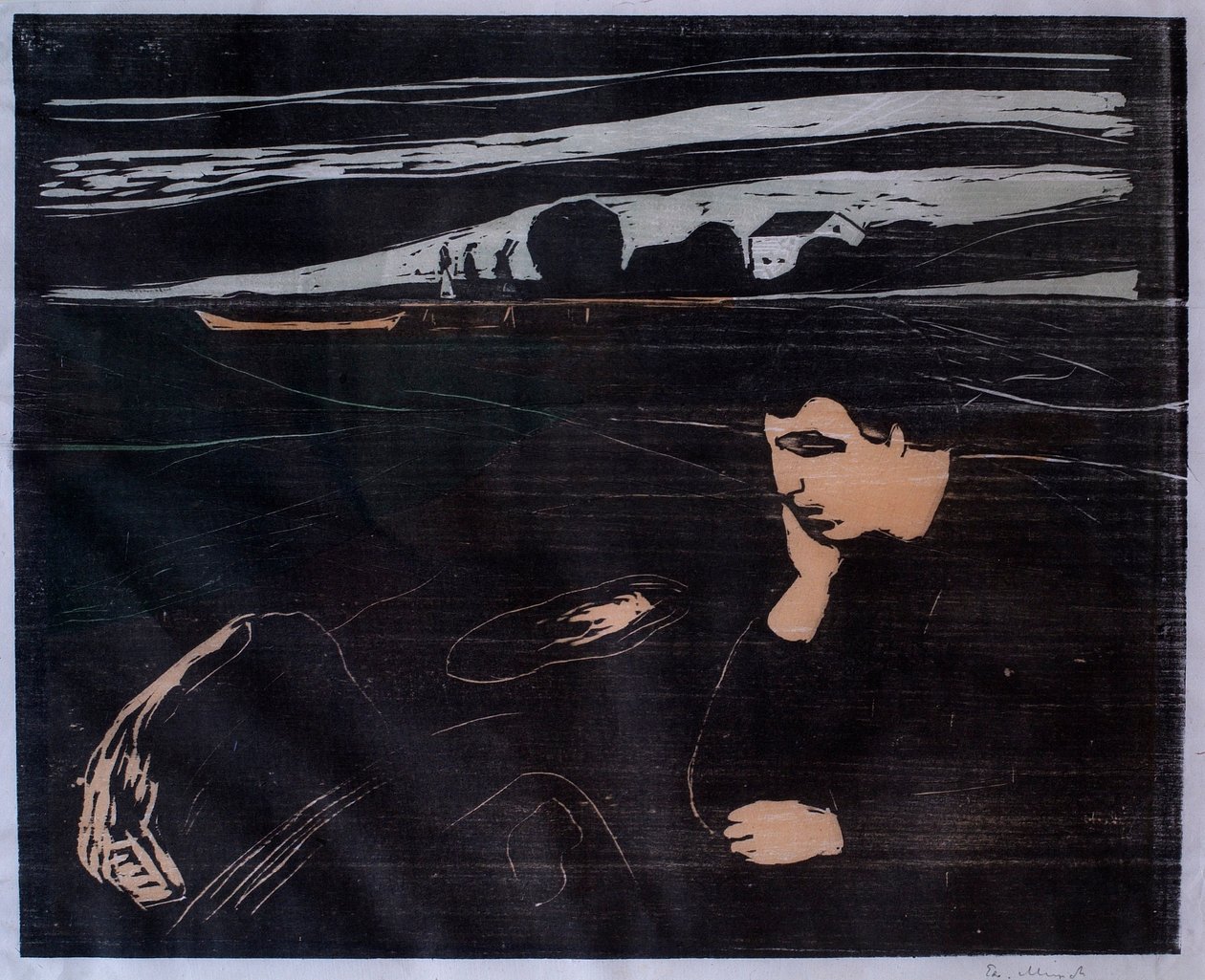 Este (Melankólia III) alkotó: Edvard Munch