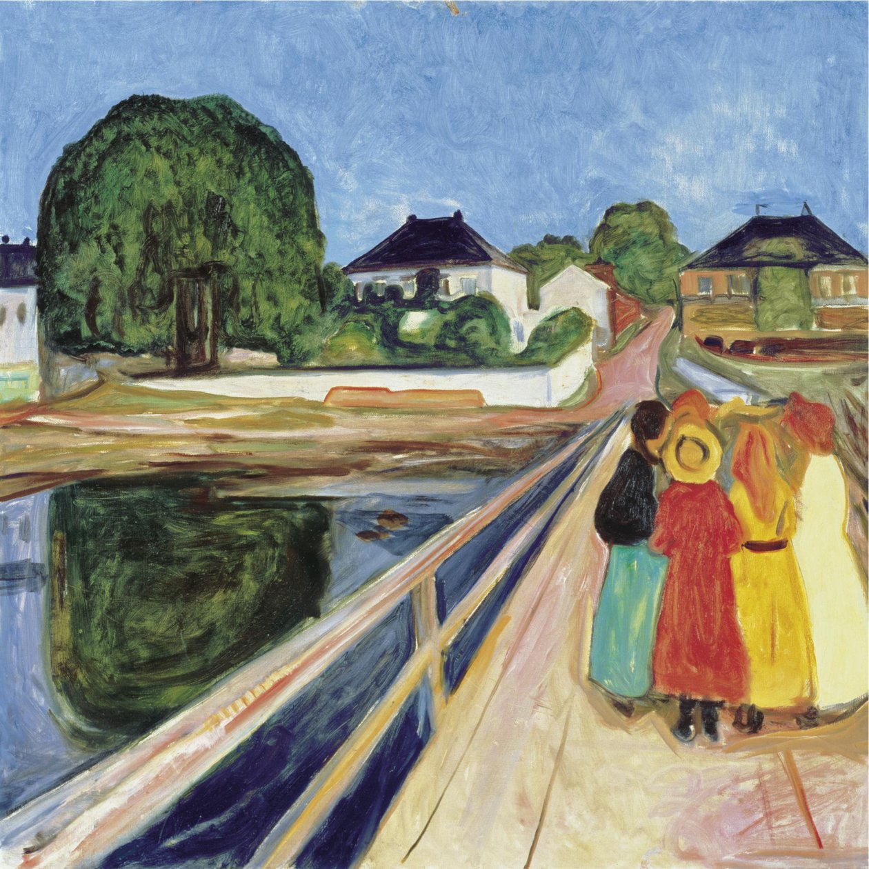 Lányok a hídon, 1902 alkotó: Edvard Munch