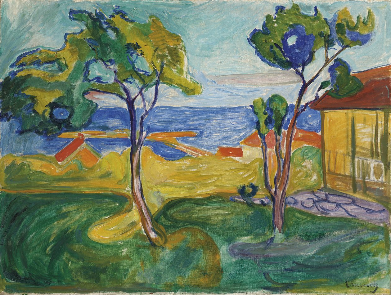 Hagen i Asgardstrand, 1904-1905 alkotó: Edvard Munch