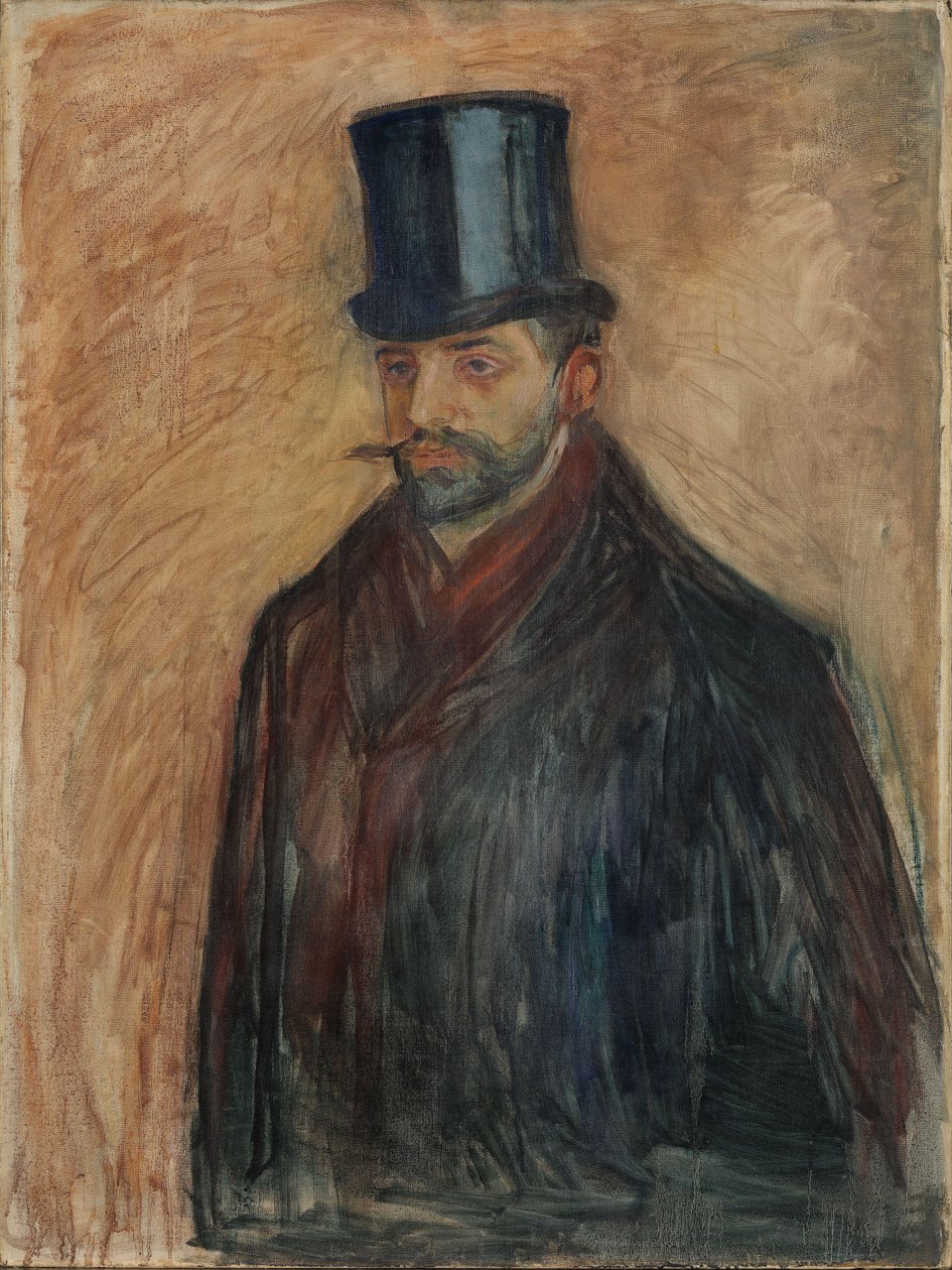 Julius Meier-Graefe, 1894 körül (olaj, vászon) alkotó: Edvard Munch
