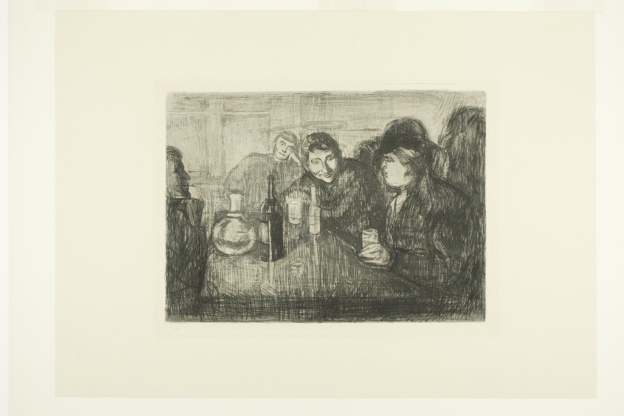Kristiania Bohemians I alkotó: Edvard Munch