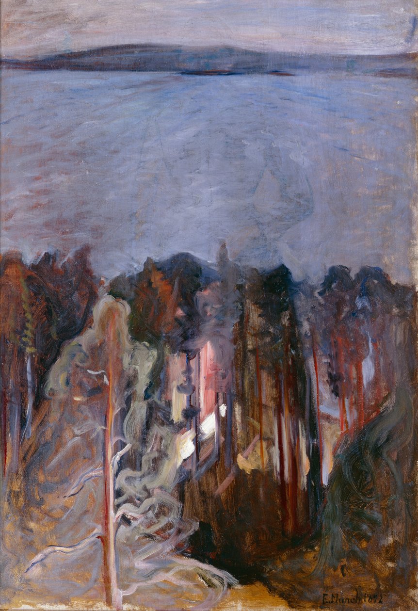 Tájkép alkotó: Edvard Munch