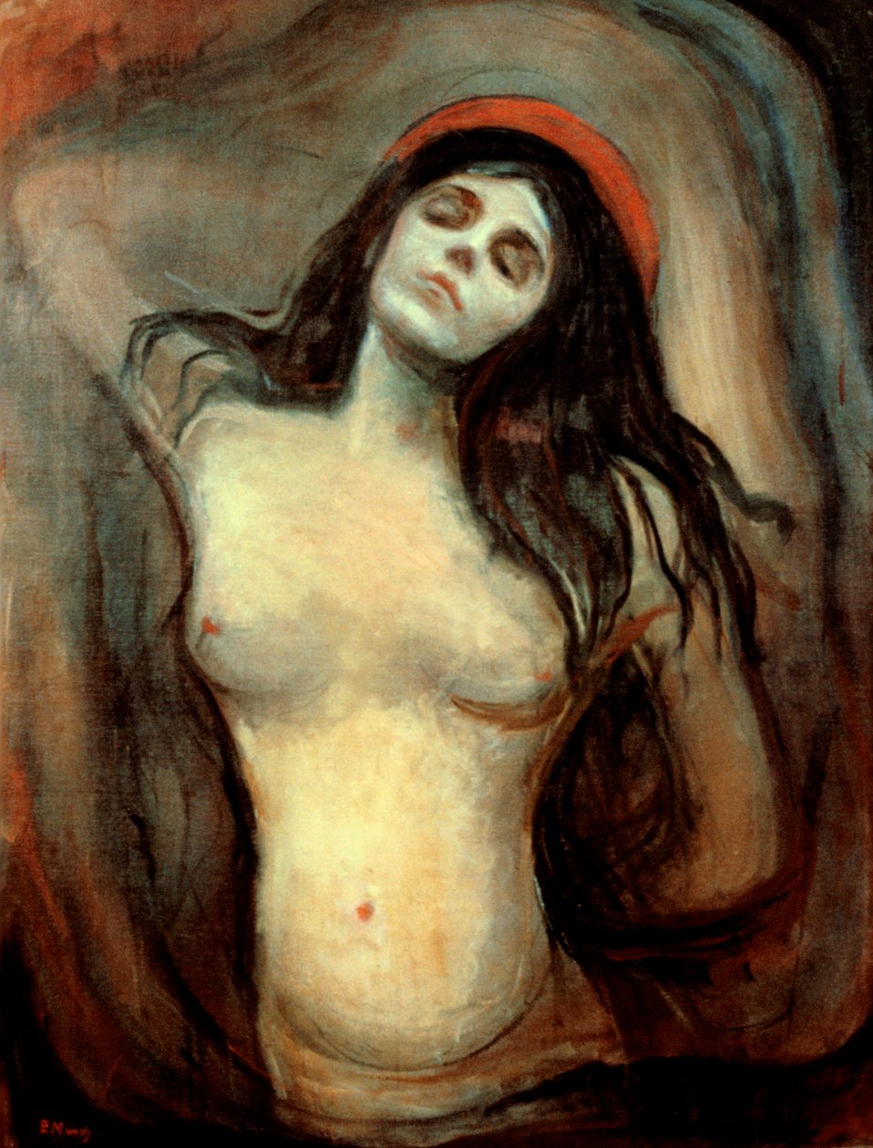 Madonna, 1894-1895 alkotó: Edvard Munch